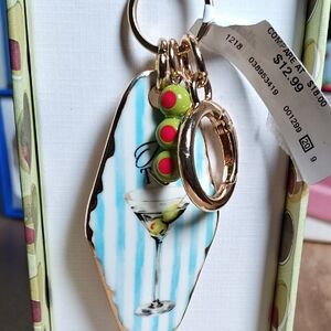 Gold Martini Key Holder